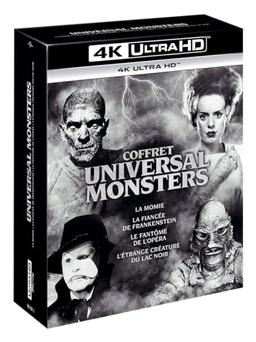 Universal monsters - 4 films : la momie + fantôme de l'opéra + étrange créature du lac noir + fiancée de frankenstein 4k ultra hd [Blu-ray] [FR Import]