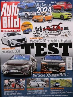 AUTO BILD 52/2023 "Test - Mazda CX-30 mit soliden Ergebnis"