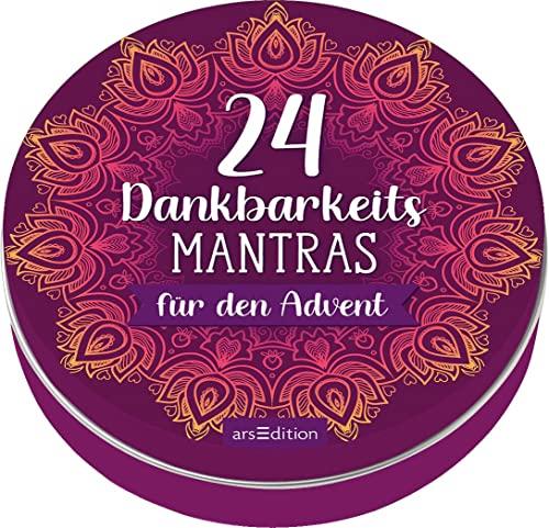 Adventskalender in der Dose. 24 Dankbarkeitsmantras für den Advent: Adventskalender für Erwachsene für mehr Achtsamkeit