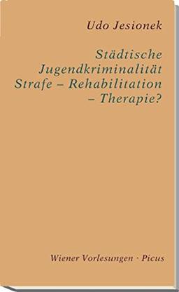 Städtische Jugendkriminalität - Strafe - Rehabilitation - Therapie? (Wiener Vorlesungen)