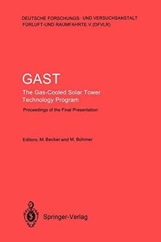 GAST The Gas-Cooled Solar Tower Technology Program: Proceedings of the Final Presentation May 30-31, Lahnstein, Federal Republic of Germany