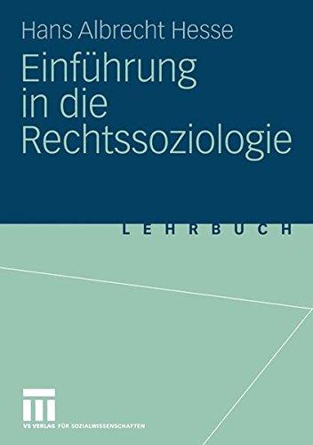 Einführung in die Rechtssoziologie