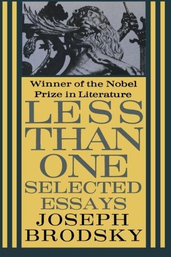 Less Than One: Selected Essays