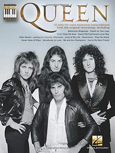 Queen: Note-For-Note Keyboard Transcriptions: Songbook für Keyboard