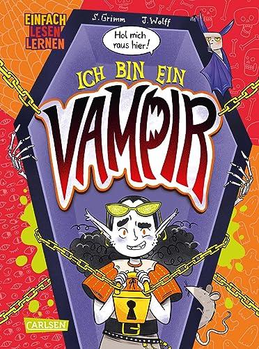 Hol mich raus hier! Ich bin ein Vampir!: Einfach Lesen Lernen | Befreie Vampirmädchen Vila aus diesem Buch! Interaktives Kinderbuch zum Mitmachen für Leseanfänger*innen ab 6 Jahren