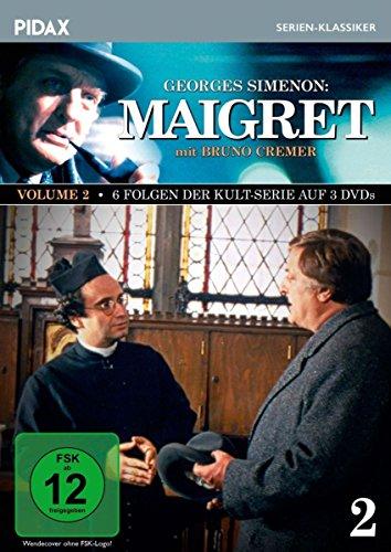 Maigret, Vol. 2 / Weitere 6 Folgen der Kult-Serie mit Bruno Cremer nach dem Romanen von Georges Simenon (Pidax Serien-Klassiker)  [3 DVDs]