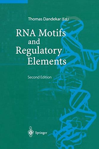 Rna Motifs and Regulatory Elements