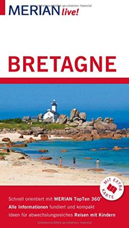 MERIAN live! Reiseführer Bretagne: Mit Extra-Karte zum Herausnehmen