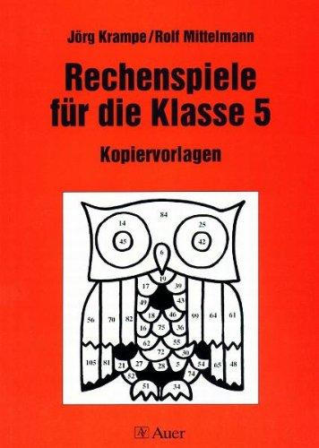 Rechenspiele, Für die Klasse 5