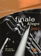 Finale Allegro 2007, 1 CD-ROM, deutsche Version Für Windows 2000/XP/Vista oder MacOS ab 10.3.9, ab G4