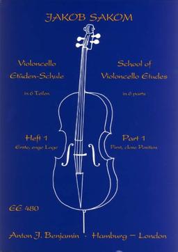 Violoncello-Etüden-Schule: Erste, enge Lage. Heft 1. Violoncello.