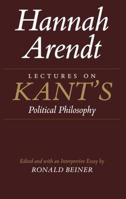 Lectures on Kant's Political Philosophy