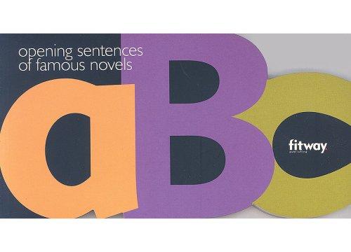 ABC: Opening Sentences of Famous Novels