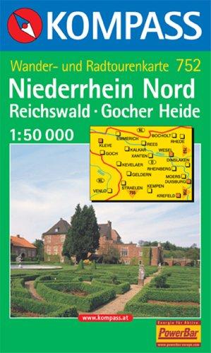 Kompass Karten, Niederrhein Nord, Reichswald, Gocher Heide