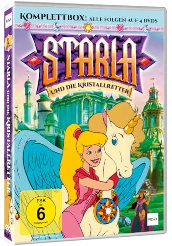 Starla und die Kristallretter - Ein magisches Abenteuer mit ihren Freundinnen und den anmutigen Einhörnern - Komplettbox mit 26 Folgen - Abenteuer Fantasy Serie für Mädchen [4 DVDs]