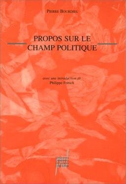 Propos sur le champ politique