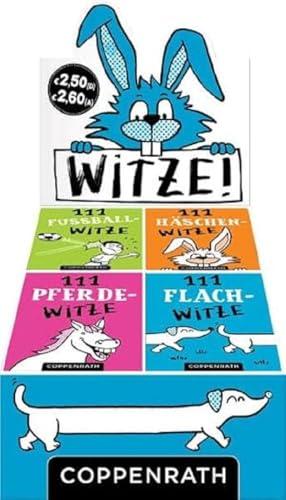 Mini-Witze: (Fußball / Pferde / Häschen / Flach) 4 x 10 Ex. im Display: coole Witze zum Taschengeldpreis, ab 6 Jahren