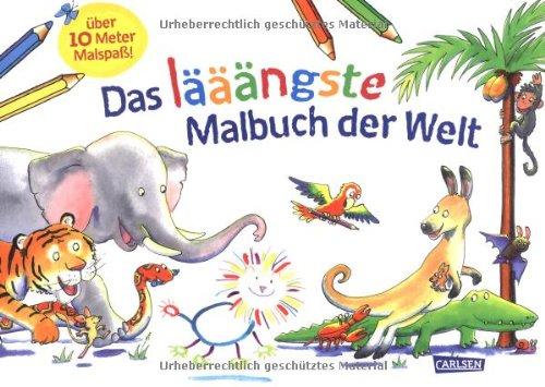 Das lääängste Malbuch der Welt: Ausmal-Leporello