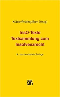 InsO-Texte: Textsammlung zum Insolvenzrecht