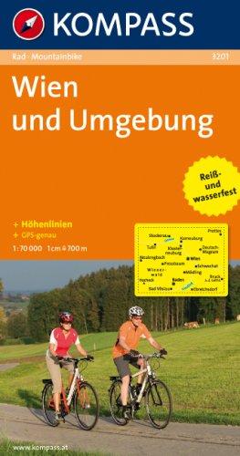 Wien und Umgebung: Fahrrad- und Mountainbikekarte. GPS-genau. 1:70000. (KOMPASS-Fahrradkarten International)