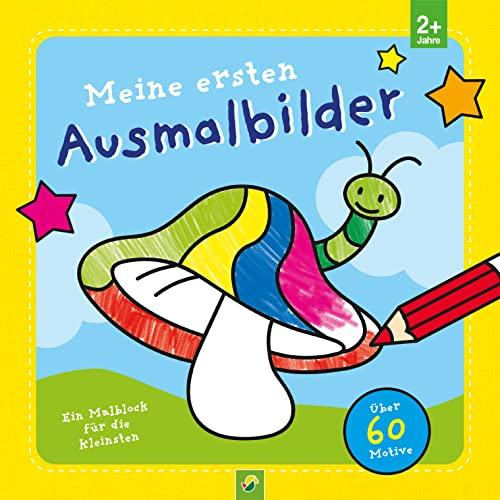 Meine ersten Ausmalbilder für Kinder ab 2 Jahren: Ein Malblock für die Kleinsten mit über 60 einfachen Motiven