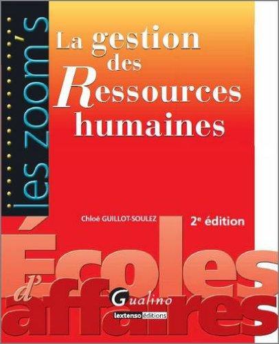 La gestion des ressources humaines