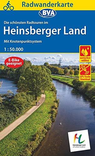 Radwanderkarte BVA Radwandern im Heinsberger Land 1:50.000, reiß- und wetterfest und mit GPS-Track-Download der ausgeschilderten Routen: Mit Knotenpunktsystem (Radwanderkarte 1:50.000)