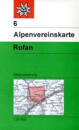 Rofan: Topographische Karte 1:25000 (Alpenvereinskarten)