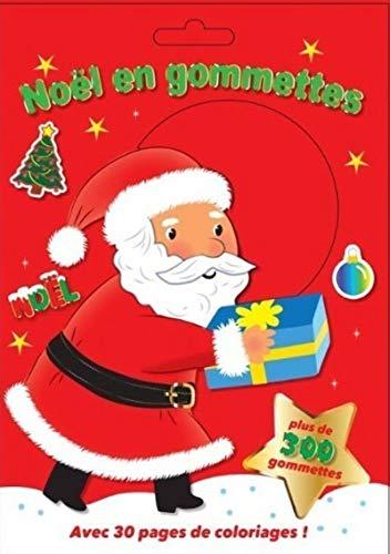 Noël en gommettes : plus de 300 gommettes avec 30 pages de coloriages !