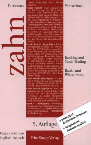 Wörterbuch für das Bank- und Börsenwesen, Englisch, Bd.2, Englisch-Deutsch