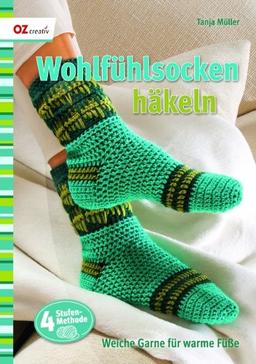 Wohlfühlsocken häkeln: Weiche Garne für warme Füße / 4 Stufen Methoden