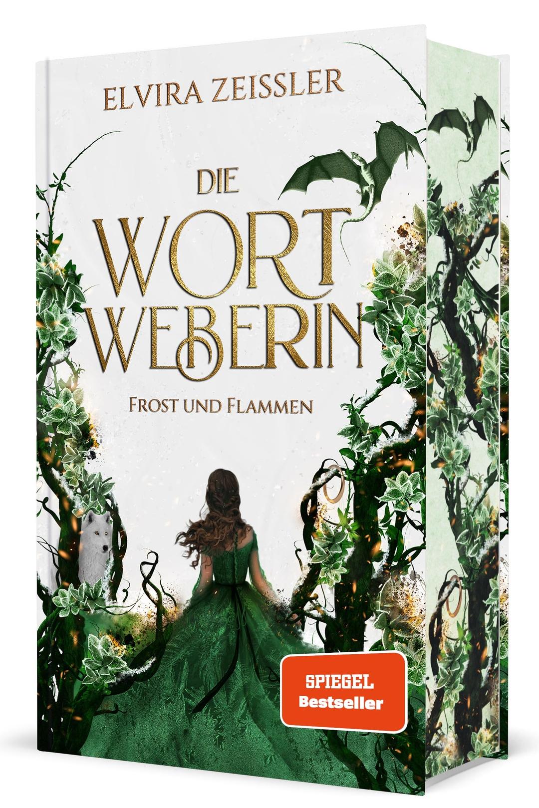 Die Wortweberin - Frost und Flammen: Mitreißende High Romantasy (Band 3) | Limitierte Auflage mit Farbschnitt