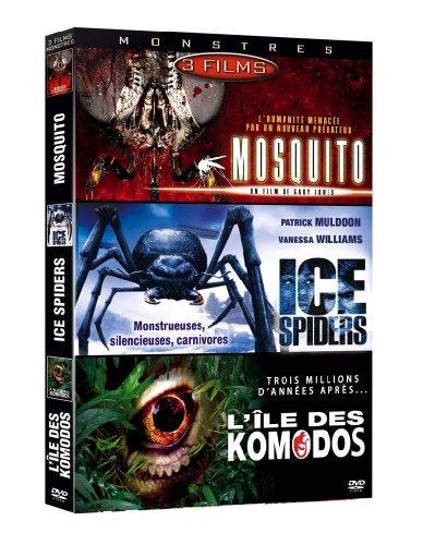 Coffret monstres 2 : mosquito / ice spiders / l'ile des komodos géants [FR Import]