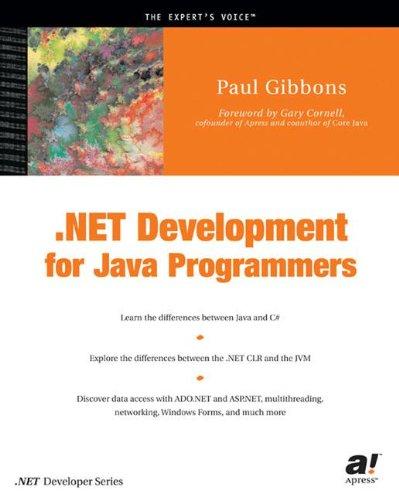 .NET Development for Java Programmers (Net Developer Series)