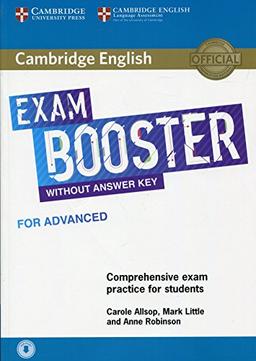 Cambridge English Exam Booster for Advanced without Answer Key with Audio: Comprehensive Exam Practice for Students (Cambridge English Exam Boosters)