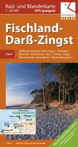 Rad- und Wanderkarte Fischland-Darß-Zingst: Maßstab 1:40.000, GPS geeignet, Erlebnis-Tipps auf der Rückseite