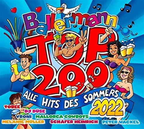 Ballermann Top 200 2022-Alle Hits des Sommers