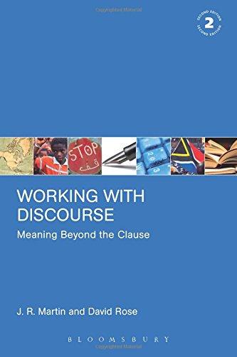 Working with Discourse: Meaning Beyond the Clause (Open Linguistics (Paperback))