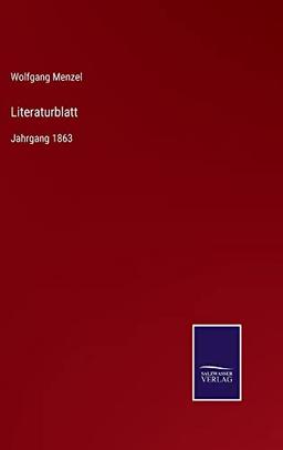 Literaturblatt: Jahrgang 1863