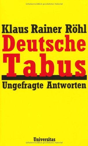 Deutsche Tabus