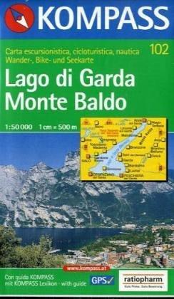 Lago di Garda / Monte Baldo 1 : 50 000. Wander-, Radtouren- und Seekarte