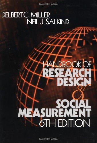 Handbook of Research Design and Social Measurement