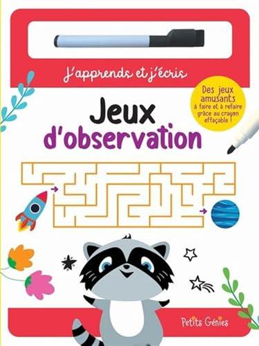 Jeux d'observation: Avec 1 crayon effaçable