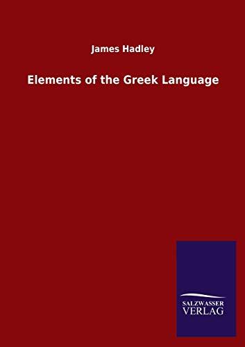 Elements of the Greek Language