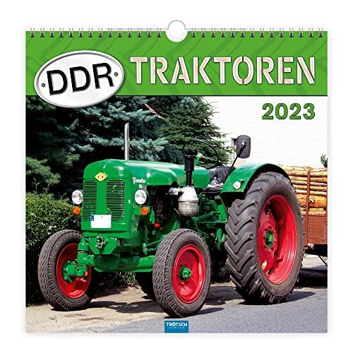 Trötsch Technikkalender DDR Traktoren 2023: Wandkalender