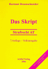 Das Skript, Bd.1, Strafrecht AT