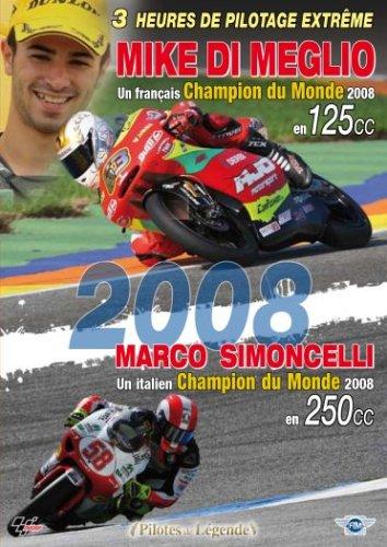 Pilotes de légende : mike di meglio - marco simoncelli, champions du monde 2008 en 125 et 250 cc [FR Import]