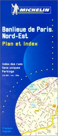 Plan Banlieue Nord-Est de Paris (Michelin City Plans)