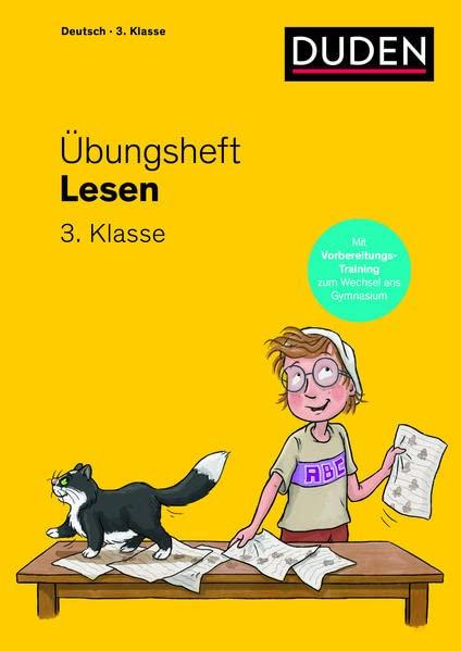 Übungsheft - Lesen 3. Klasse: Mit Stickern und Lernerfolgskarten (Übungshefte Grundschule Deutsch)