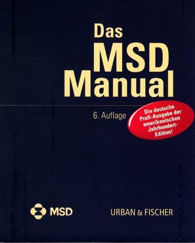 MSD- Manual. CD- ROM Version 6.0.